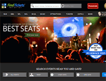 Tablet Screenshot of findticketsnow.com